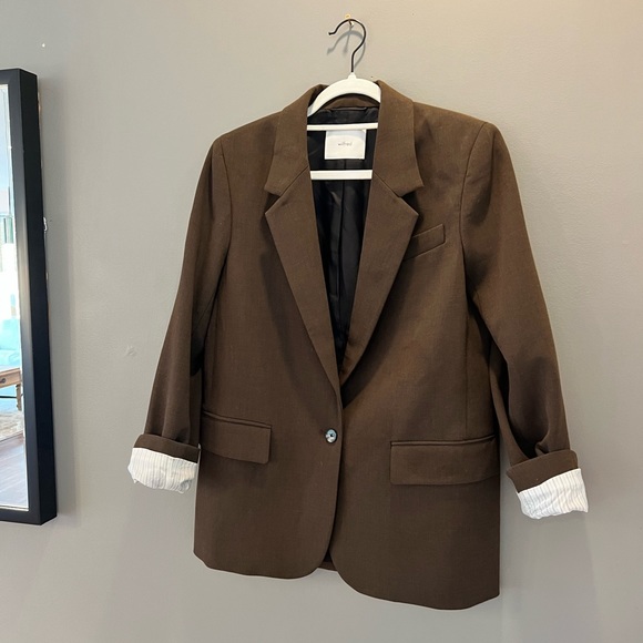 Aritzia Jackets & Blazers - Aritzia Santos Blazed Small Brown